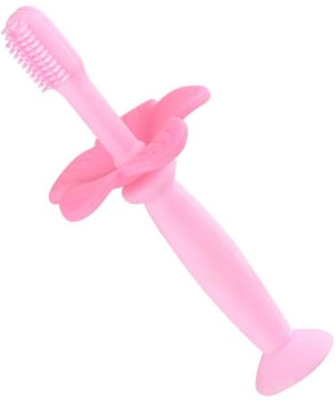 Healvian 3-Pack Silicone Baby Toothbrushes - Soft Bristles Child-Friendly Design Perfect for Baby Training Pink Protector Wall - Buy Online on GoSupps.com