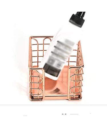 Creative Metal Rose Gold Note Paper Stationery Box Home Office Desktop Storage Rack Pen Holder Stationery Organizer Decoration - Buy Online on GoSupps.com