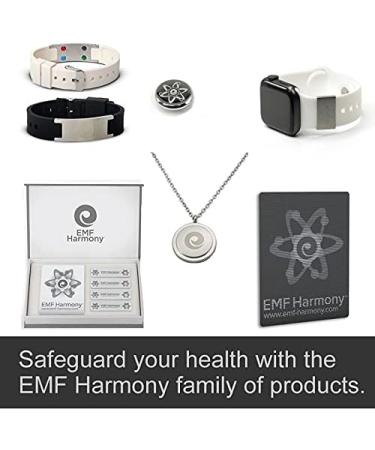 EMF Harmonizer Mobility+ Bracelet Waterproof Silicon Rubber EMF Protection Bracelet with Additional Energy Elements Personal EMF Protection Product with Dual Technology White One Size - Buy Online on GoSupps.com