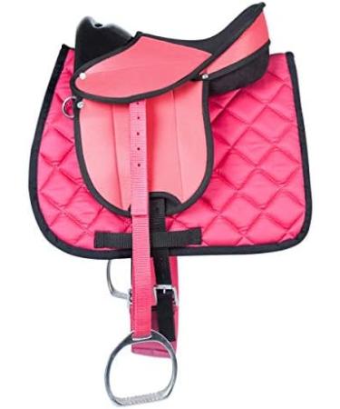 Buy Pfiff 102291 Saddle Set for Shetland Pony & Plush Horses - Complete Pink & Black Equipment - Buy Online on GoSupps.com