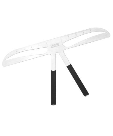 Beatifufu Makeup Stencil Bubble Leveler Eyebrow Marker Tattooing Eyebrow Ruler Tool Girl Template Ruler Scale