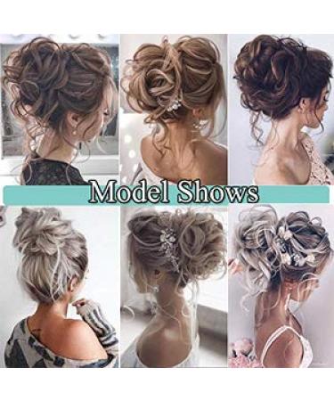 Updo Hair Extensions - Ponytail Hair Tie for Women | 80g Ash Bl blonde to Bleach Blonde - Buy Online on GoSupps.com