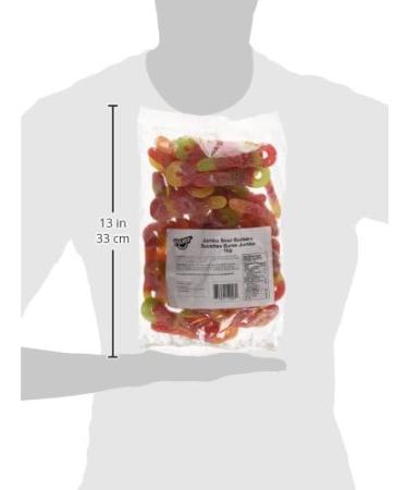 Huer Bulk Jumbo Sour Suckers x1kg 1.00-Kilogram - Buy Online on GoSupps.com