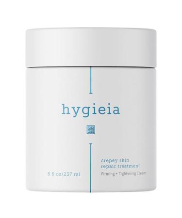 Hygieia + Crepey Skin Full Body Moisturizing & Firming Cream Tighten & Smooth Crepey Skin - Anti-Aging Moisturizer with Hyaluronic Acid AHAs & Natural Oils to Rejuvenate Soften & Hydrate 8oz
