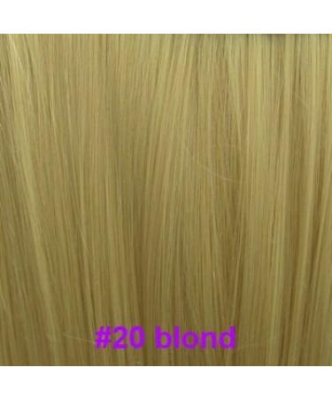 LCP Clip In Hair Extensions 50 cm - 8 Piece Set in Blonde | International Shipping Available - Buy Online on GoSupps.com