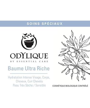 Ultra Riche Odylique Balm 50g | Moisturizing Cream for Very Dry or Eczema Prone Skin | Soothing Balm for Irritated Skin | Emollient Anti Itch Cream | 100% Natural Organic Balm for Dehydrated Skin - Buy Online on GoSupps.com
