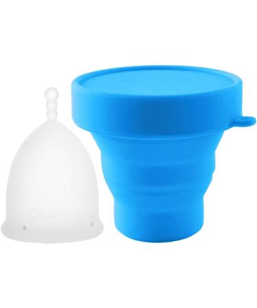 Croing Set of 2 Menstrual Cups - White L & Purple S - Buy Online on GoSupps.com
