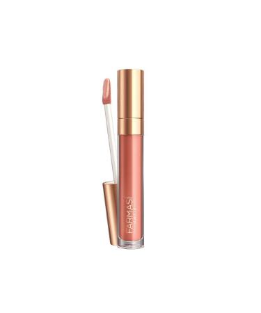 FARMASi Lip Gloss  Long Lasting Lip Makeup  Non-Drying  Non-Sticky  High Shine for Fuller Looking Lips  with Shea Butter  0.14 fl. oz. / 4 ml (03 Coral Baby)