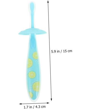 Gatuida 4pcs Baby Food Grade Silicone Toothbrush - Non-Slip Cleaning Brush for effective Oral Care - Buy Online on GoSupps.com