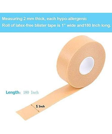 Mcvcoyh Heel Grip Tape 2 x 500cm | Foot Care Sticker for Blister Prevention | Adhesive Protector Pads for Toe/Finger | Yellow - Buy Online on GoSupps.com