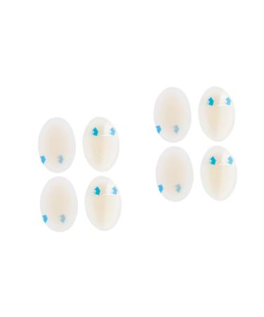 Hemoton 8 Pcs Shoe Inserts Silicone Heel Pads Silicone Shoe Pads Silicone Gel Shoe Pad Pads Hydrogels Men and Women Invisible