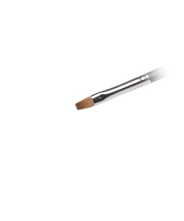 Kolinsky UV Gel Brush Size 6 - Short Handle Nail Art Brush with Black & Silver Ferrule for Professional Nail Design - Buy Online on GoSupps.com