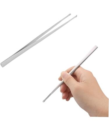 ULTECHNOVO 5Pcs Ear Wax Remover Tweezers Spring Ear Picking Stainless Steel Ear Wax Cleaner Spoon Forceps Portable Ear Cleaning Care Tool for Children Adult Silver 15.8*1cm - Buy Online on GoSupps.com