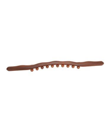 Wood scratch Gua Sha Massagestab Stick Wood Gua Carbonized Buchenholz Schafabange 10 Massage Points Wood Hands Gua Sha Stick For Back Body Massage To Recovery of Salent Muscles