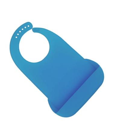 Adjustable Silicone Bibs for Adults Waterproof & Washable Elderly Men & Women Mealtime Protector(2 pcs)