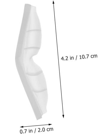 Villcase Handmade Silicone Schnapsl ser Nasensteg-Clip - 40 Self-Adhesive Protective Strips for Indoor & Outdoor Use | Soft Fitting Ceiling Pillows 10.7x2x1cm - Buy Online on GoSupps.com