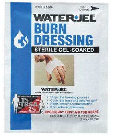 Water-Jel Technologies 2" X 6" Foil Pack Sterile Gel-Soaked Burn Dressing - 1 EA