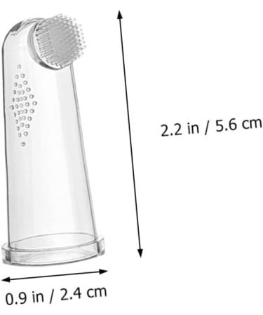 Hoement Finger Toothbrush Set for Children & Pets - Ideal Finger Toothbrushes for Babies & Toddlers - Buy Online on GoSupps.com