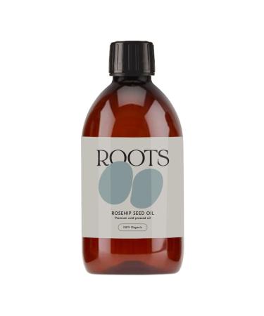 Roots Organic Rosehip Seed Oil. Suitable for Vegans and Cruelty Free. Rich in Vitamins Full of Moisture & boosts Collagen. Restores Hair and brightens up Skin