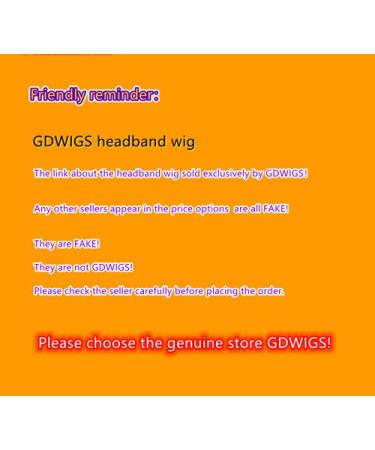 GDWIGS 22 inch Long Wavy Headband Wig for Black Women - Synthetic 180% Density Body Wave Full Ends - Heat Resistant and Glueless Headband Wig - Buy Online on GoSupps.com