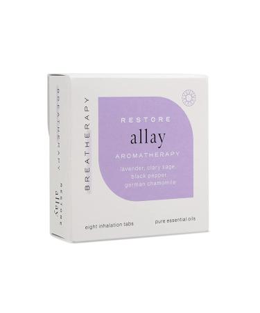 Aromatherapy Allay Patches - Pure Essential Oil Aroma Patch - Lavender and German Chamomile Essential Oils for Relaxation and Stress Relief - 8-Pack