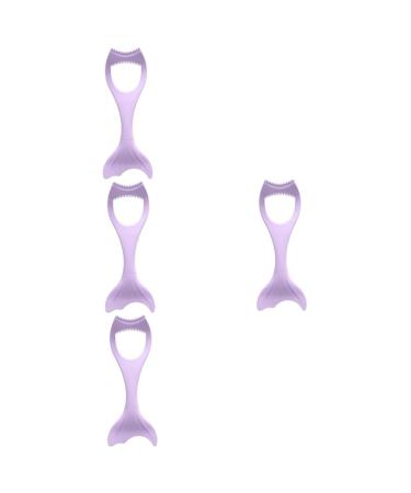 MAGICLULU 4pcs Mascara Brush Stickers Eyeliner Stencil Tool Comb Eyeliner Aid Drawing Tool Woman Multifunction