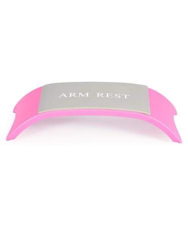 4 Colors Nail Arm Rest, Nail Stands Hand Pillow Arm Cushion Holder Manicure Accessory Nail Art Tool Equipment Nail Accessories for Nail Salon Technician(Pink)