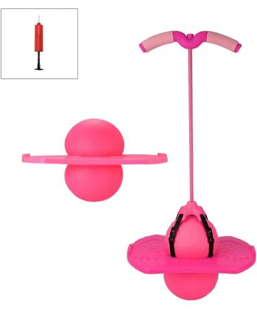 Christoy Pogo Jumper with Handle and Ball Pump - Safe and Fun High Jump Toy for Kids and Adults (Pink) - Buy Online on GoSupps.com