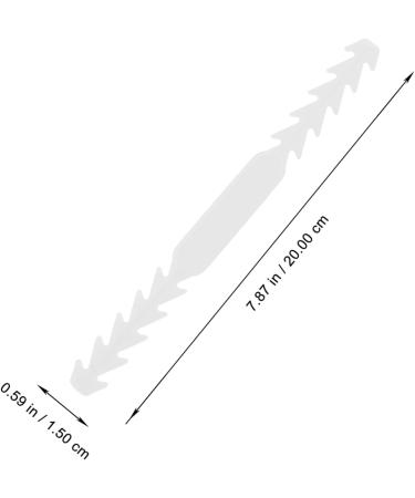 Healeved 40 STK Mask Hooks - Ear Hook Extensions White PP 20x1.8cm 2PCS - Comfortable & Adjustable Mask Straps for Easy Wear - Buy Online on GoSupps.com