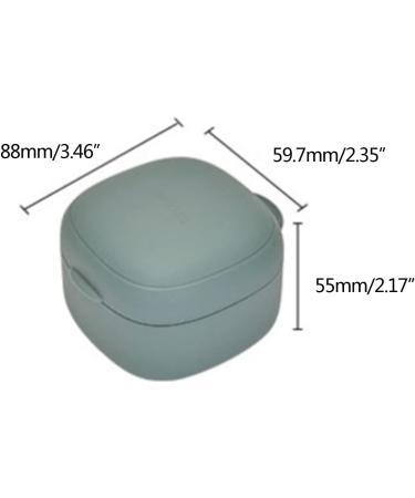 Silicone Pacifier Case - Dustproof Dummy Storage Holder with Lid & Hooks | Newborn Care Accessory - Brown - Buy Online on GoSupps.com