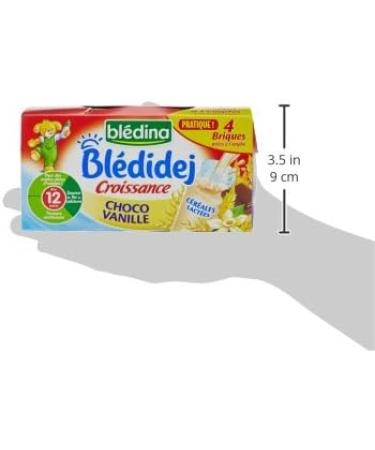 Bl dina Bl didej Growth Milk Cereals Choco Vanilla 4 Bricks of 25 cl - Buy Online on GoSupps.com