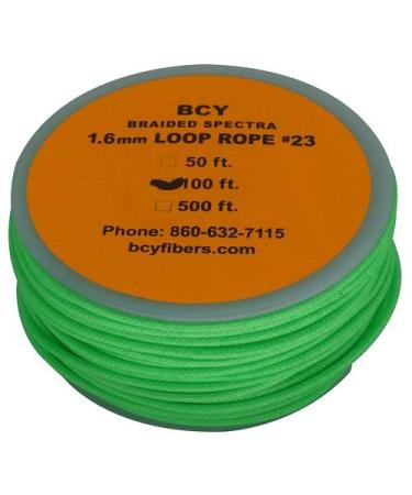 BCY Size 23 Loop Rope Neon Green 100 ft.