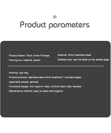 YAMAZA Dedicated nail clippers nail clippers stainless steel needle nose pliers set toenail clippers nail grooves pedicure pliers with soft resin handles suitable for thick and deep toenails - Buy Online on GoSupps.com