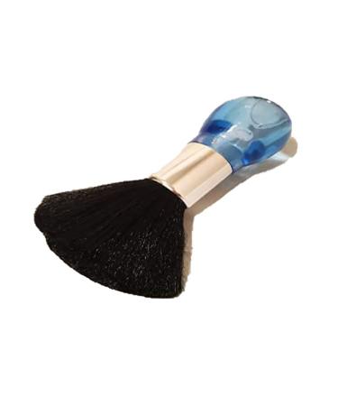 Barber Brush Salon Hairdressing Neck Brush Neck Duster Brush for Hairdressers Salon Barber Blue