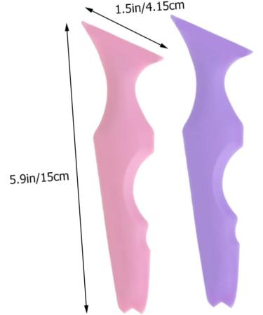 Didiseaon 2pcs Silicone Beauty Ruler Eyeshadow Silicone Molds Lash Tape Silicone Eyeliner Aids Bevel Ice Tray - Buy Online on GoSupps.com