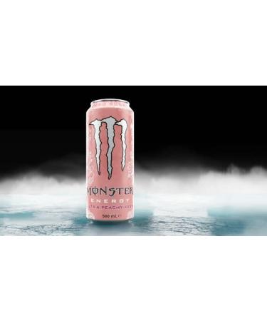  Bier Monster Energy Ultra Peachy Keen - Zero Sugar Energy - Pack of 12 x 500ml cans - Coasters with Berlin beer house - Buy Online on GoSupps.com