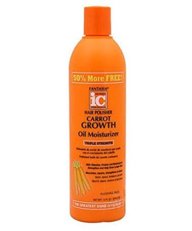 Fantasia Hair Polisher Carrot Growth Oil Moisturizer  12 Oz