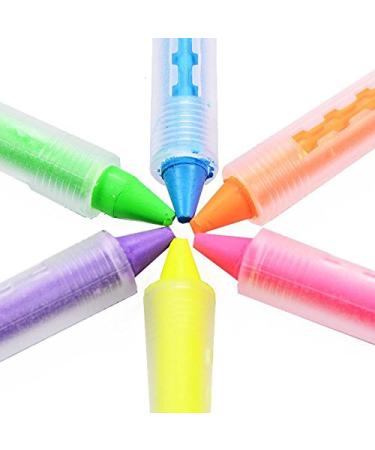 Fantasy Time 6 Set Fairy Tale Coloring Pins | Fluorescent Face & Body Art for Halloween Carnival & Parties - Buy Online on GoSupps.com