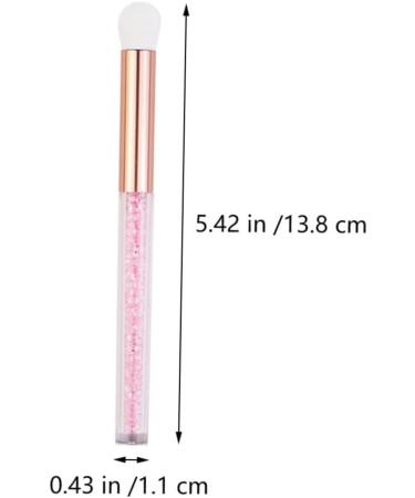 Baluue 2pcs Nose Brush Eyeshadow Brush Makeup Eyeshadow Lady Parts Eye Makeup Accessory Aluminum Tube Pink - Buy Online on GoSupps.com