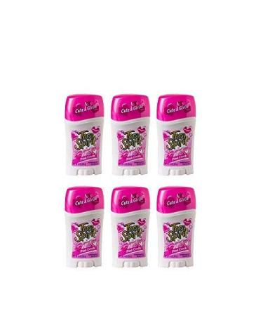 Teen Spirit Antiperspirant Deodorant Pink Crush 2.3 Ounce (Pack of 6)