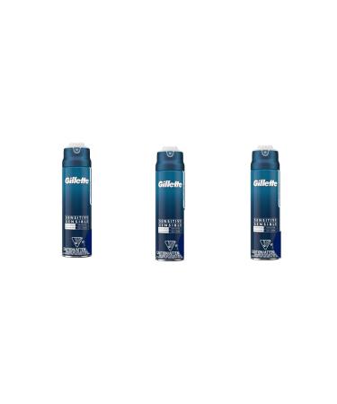 Buy Gillette Sensitive Shave Gel 3 Pack (6 Oz Each) - Smooth Shaving for Sensitive Skin | International Shipping Available - Buy Online on GoSupps.com