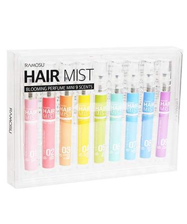 RAMOSU Hair Mist Blooming Perfume Mini 9 Scents | 9.5ml * 9ea