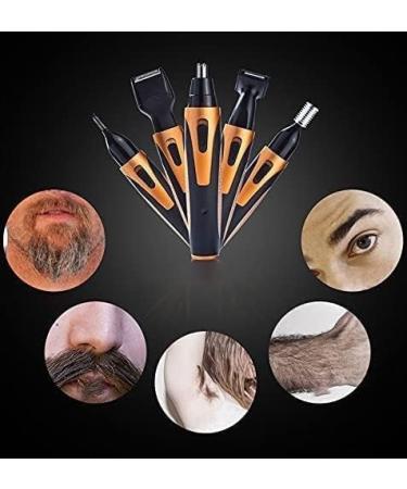 USB Rechargeable 4-in-1 Nose Hair Trimmer - Waterproof Cordless Ear & Nose Clipper for Men & Women - Easy to Clean Trimming Tool - Buy Online on GoSupps.com