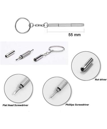 Buy Replacement Metal Glasses Arms & Accessories - Black Bracket Screws & 3-in-1 Screwdriver - International Shipping Available - Buy Online on GoSupps.com