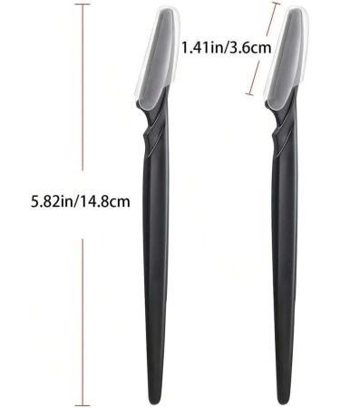 18pcs Black Eyebrow Trimmer Set | Anti-Scratch Blades for Precision Grooming | International Shipping Available - Buy Online on GoSupps.com