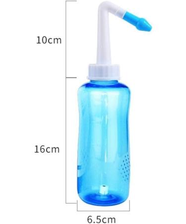 Nose Nasal Wash System Pot Sinus Allergies Relief Rinse Adults Equipment 300/500mL Practical Neti R1L8 Plastic Children Blue Bot - Buy Online on GoSupps.com