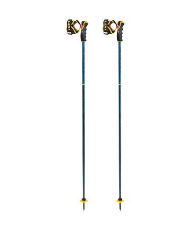LEKI Spitfire 3D Ski Pole Pair - Blue/Mustard 125
