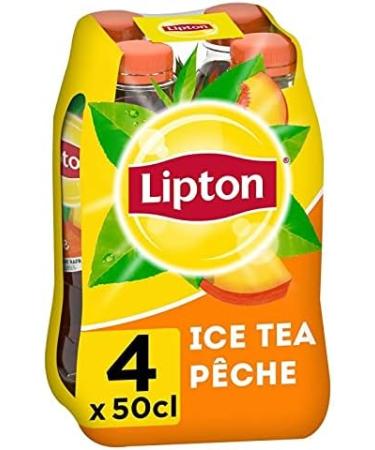 Lipton Peach Ice Tea 4 x 50cl EACH - Buy Online on GoSupps.com