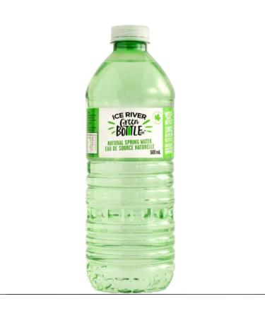Ice River Green Bottle Natural Spring Water 24 X 500ML Case - Buy Online on GoSupps.com