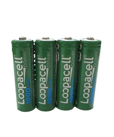 4 AA Rechargeable NiCD Battery 1.2V 1000mAh High Capacity AA Batteries